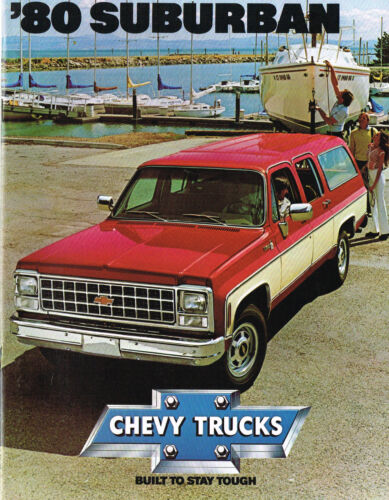 Catalog 4WD,C10,C20,K10,K20,C,K,10,20, 1980 Chevrolet SUBURBAN Brochure