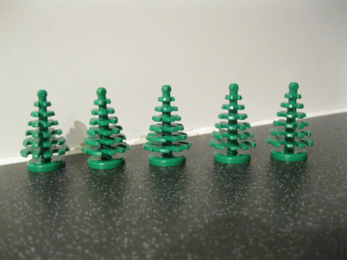 Lego árboles 4cm de alto x 5 a estrenar.