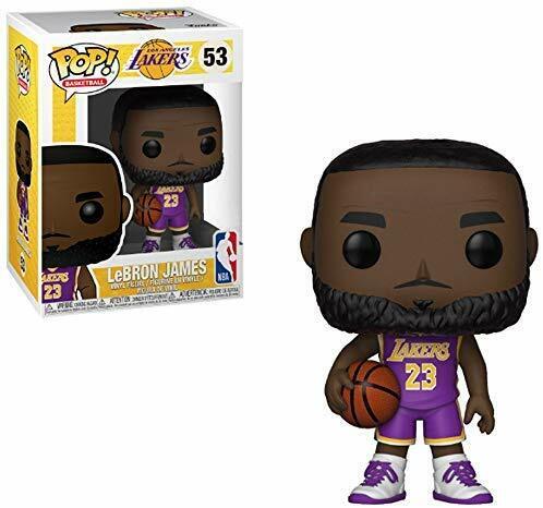LA Lakers Funko Pop Basketball LeBron James Purple Jersey Limited Exclusive 