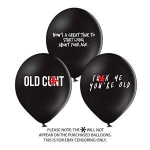 Party Banter Fun Abusive Fun 10 X Birthday F K Me You Old C T Group Balloons Balloons Home Garden Worldenergy Ae