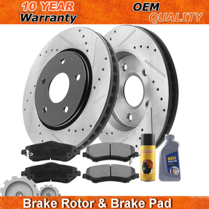 Front Brake Rotor & Ceramic Pads for Chrysler Town & Country Dodge Grand Caravan Front Brake Rotor & Ceramic Pads for Chrysler Town & Country Dodge Grand Caravan