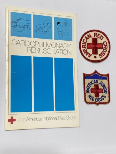 Junior Patch 1974 CPR Cardiopulmonary Resuscitation Booklet American Red Cross 