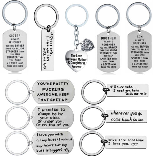 Mothers Day Gifts For Her Mommy Mom Dad Brother Birthday Love Keyring Present