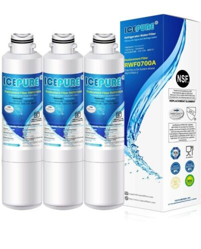 For Samsung Refrigerator Water Filter Replacement Icepure DA29-00020A Pack of 3
