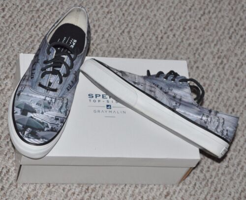 Sperry Top Sider Cloud CVO Gray Malin Fashion Shoes Sneakers New with Box