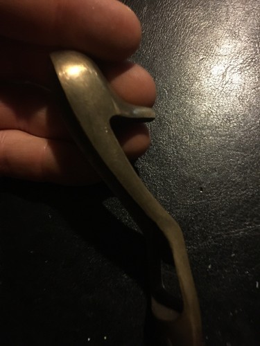 Cast Iron Cinderella Slipper Beer Bottle Opener Antique Style Patina Finish Vg