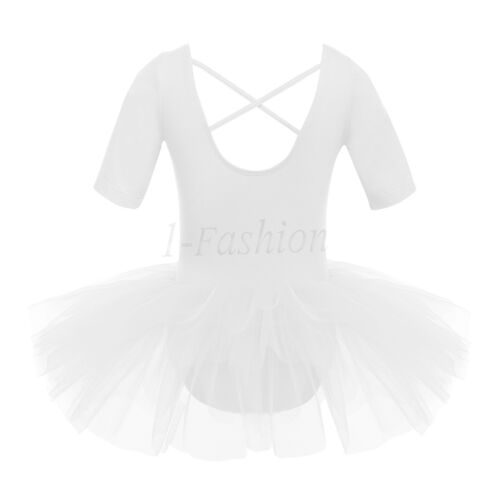 US Girls Ballet Dance Tutu Dress Gymnastics Leotard Toddler Ballerina Dancewear 
