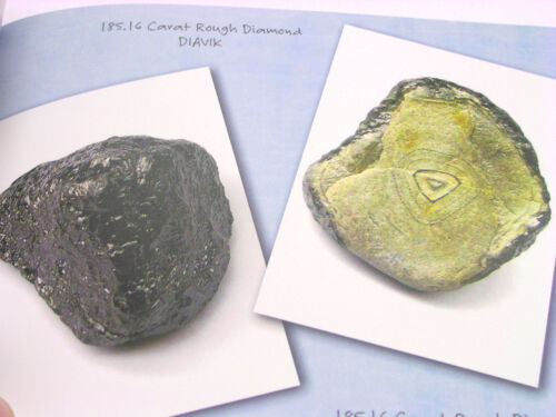 Picture Book of Raw Uncut Unique Rough Diamonds