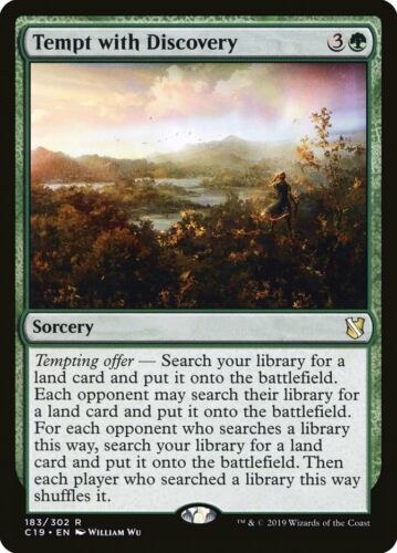 Pack Fresh Mint//Near Mint MTG Commander 2019 Tempt with Discovery