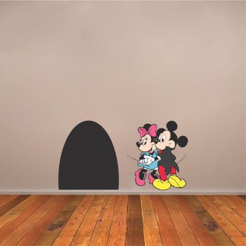 Mouse Hole Wall Decal b39 Minnie Mouse Wall Design Mickey Mouse Wall Decal 