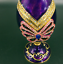 Quality Purple Metal Faberge Russian Egg Vintage Easter Trinket Jewellery Box