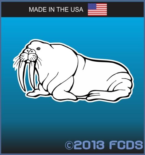 Walrus with Tusks Ocean Wildlife Decal Sticker 