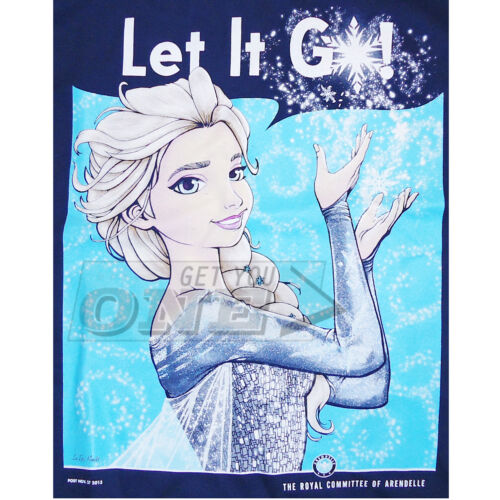 Details about   Youth Kids Girls FROZEN ELSA LET IT GO We Can Do It Teefury Custom T-Shirt 