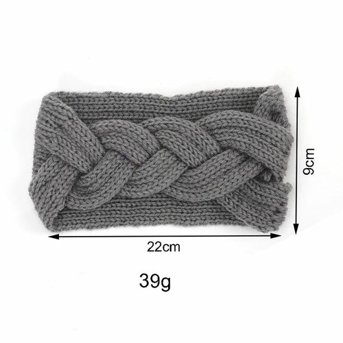 Women Ladies Girls Winter Crochet Knitted Big Bow Turban Headband Hair Head Band