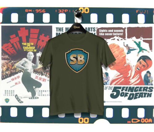 Shaw Brothers Logo-Arts Martiaux Kung Fu 36 chambres de Shaolin Film T-Shirt 