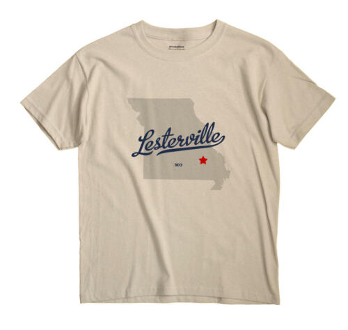 Lesterville Missouri MO T-Shirt MAP