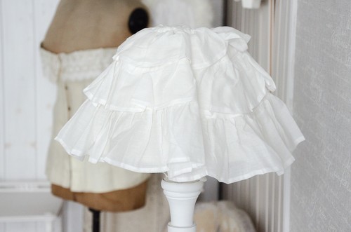 Lampenschirmüberzug Stoffüberzug Lampenschirm Shabby Chic Landhaus vintage