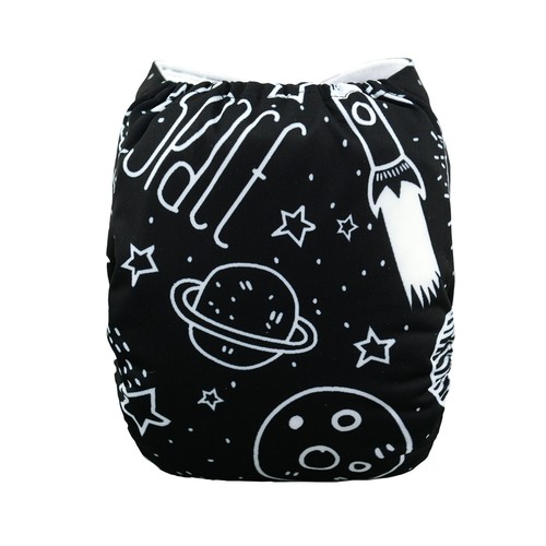 ALVABABY Cloth Diaper One Size Reusable Washable Pocket Nappy 1 Insert