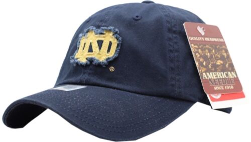 Vintage Notre Dame Fighting Irish LC Slouch Buckle Back Cap 6058 