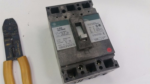 GE HI-BREAK THED136050V Circuit Beaker 3 pole 600VAC 50AMP