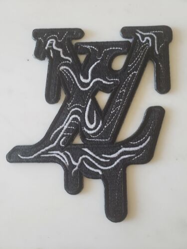 lv black slime patch iron on or sew on 1 patch