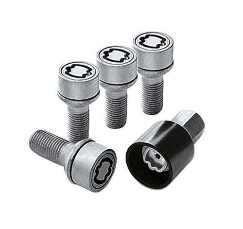 Orig Mercedes Wheel Lock Backup Set a B C E M R S-CLASS Sl CLS Cla Gla