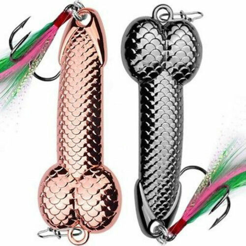 1*Fishing Lures Tackle Hook Dick Spinner Spoon Pike Wobble Tackle Hook 15g-36g