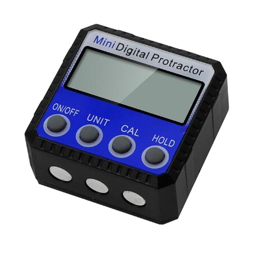 Mini Digital Winkelsucher Winkelmesser Magnetische Neigungsmesser Box Blau