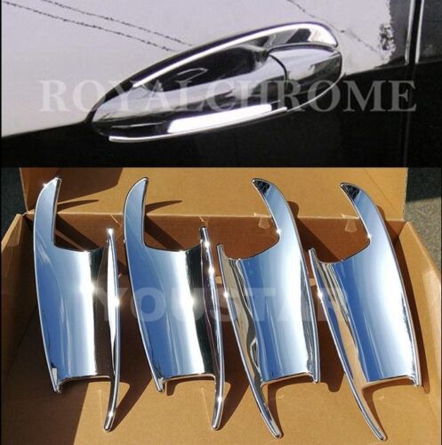 US STOCK 4x CHROME Door Handle Cups Recess Covers for Mercedes A B E CLA GLA AMG 