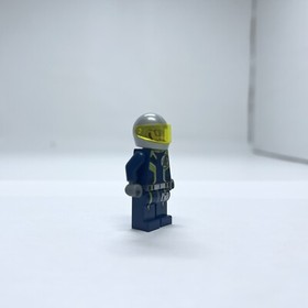 Lego Agents Minifigure: AGT009 Agent Fuse With Helmet From Set 8630 Dual Sided