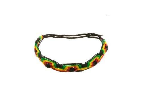 Bracelet bresilien amitie fil tresse porte bonheur Bob Marley rasta   8167 