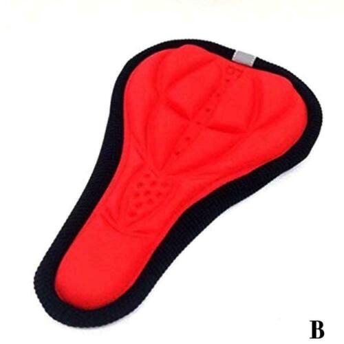 Bike Bicycle Silicone 3D-Gel Saddle Seat Cover Comfort Pad Padded Soft Cushion