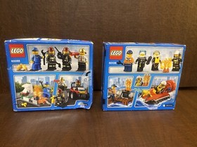 Loo Of: 2 LEGO City 60106 New 90 pcs Fire Starter Set And 60088 New 92 Pcs
