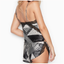 New Victoria/'s Secret Satin Cami /& Short Set Pajama Set PJs Black White XS