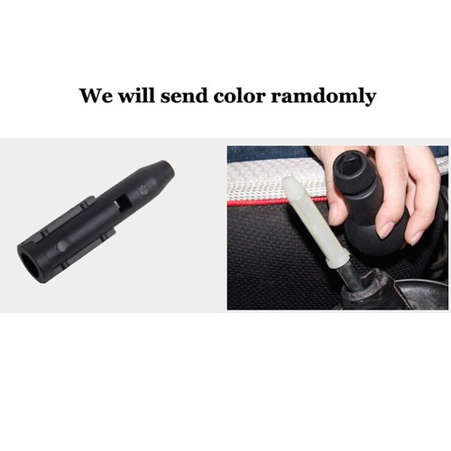 2Pcs Shift Gear Knob Stick Sleeve Adapter Lever For Peugeot Citroen 206 307 C4