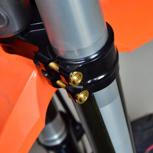 1-2-4PCS M8X50 Universal Titanium Alloy Bolt For Motorcycle Lower Triple Clamps