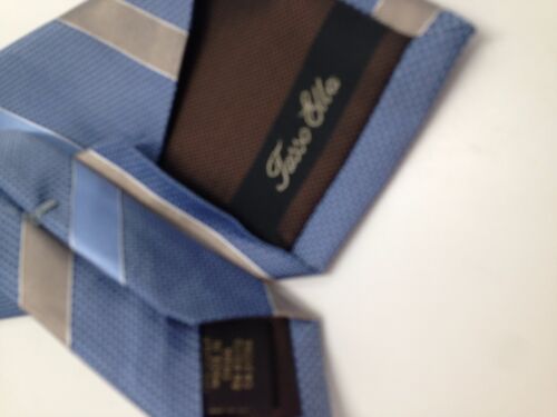 Details about   $95 Tasso Elba Men Suit Necktie Striped Beige Blue Dress Casual Neck Tie 60x3.25 
