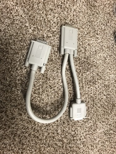 Vintage Apple Computer DOS Mac Macintosh PC Compatibility Card Y-Cable 590-4539