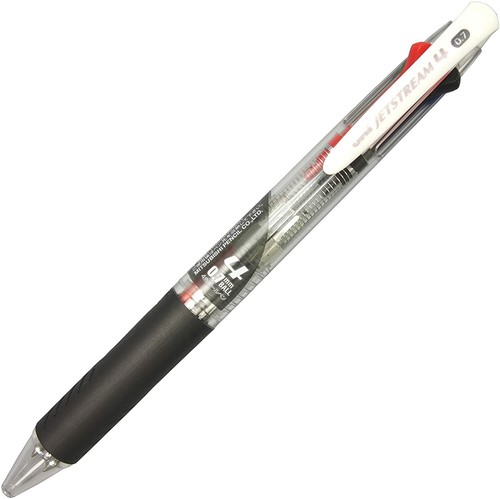 Uni Jetstream 4 Color 0.7 mm Ballpoint Multi Pen Clear SXE450007.T Japan