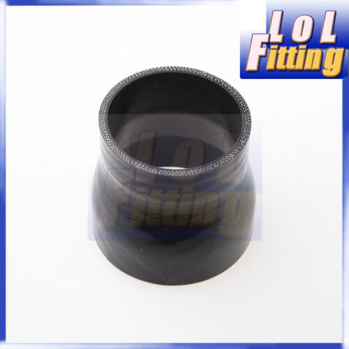 3 Layer/Ply 4" To 3.5" Inch Straight Reducer Silicone Hose Coupler Pipe 76.2mm