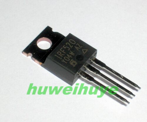 20pcs Power N Mosfet IRF520 IR Transistor TO-220 Provide Tracking Number