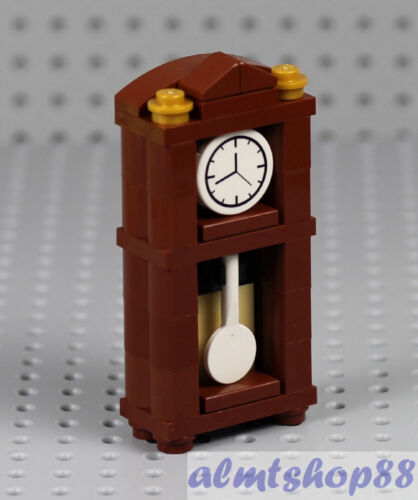 LEGO Furniture Standing Haunted House Minifigure Grandfather Pendulum Clock