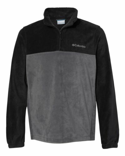 Columbia Steens Mountain Quarter Zip Fleece Jacket Mens Adult Sports 162019 