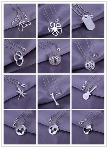 Fashion Jewelry 925 Silver Hot Sale Classcial Pendant Men Women Necklace AYP001