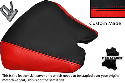 BLACK /& RED CUSTOM FITS HONDA NC23 CBR 400 TRI ARM FRONT SLIP ON SEAT COVER