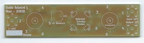 Radio amatoriale DOPPIO BILANCIATO MIXER dBm PCB