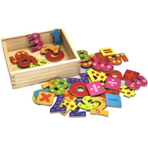 Holzbuchstaben oder Zahlen ABC Magnet Buchstaben Holz Set Alphabet Kinder