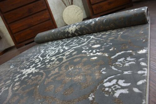 Exklusive weicher Teppich Dunkelgrau VOGUE Qualität Teppiche Stilvolles Design 