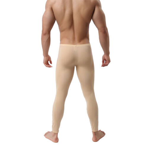 Para Hombre Pantalones Cortos Elástico Long John Correr Deportes Leggings Pantalones Ropa Interior