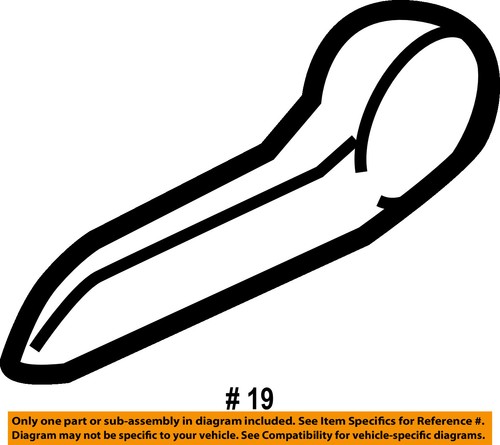GM OEM Front Seat-Recline Handle Lever 15232594